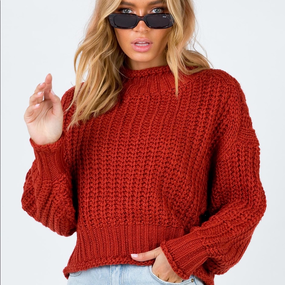 Princess Polly Red Sweater